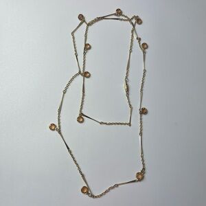 Whiting & Davis Vintage 80s gold necklace